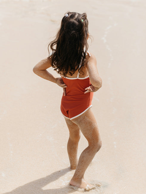 One-piece swimsuit in Red